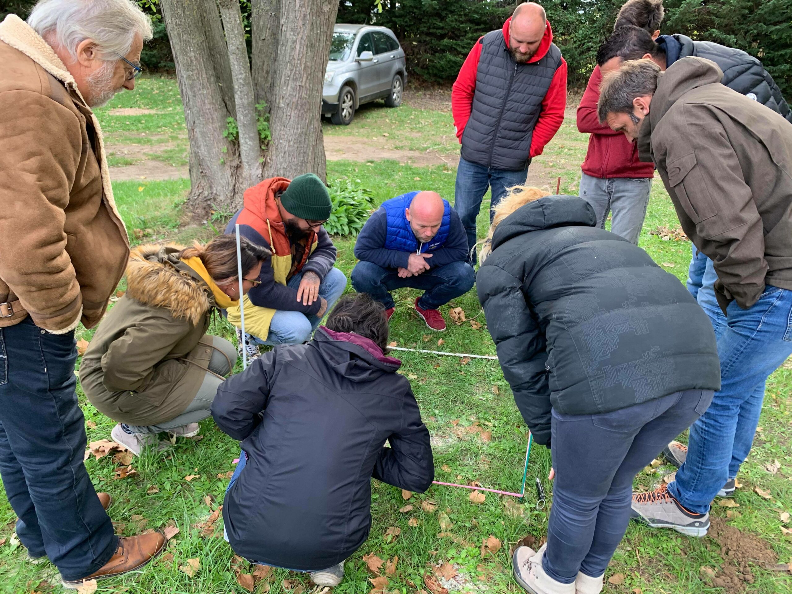 La densité et la nature d'un couvert végétal se mesure de façon précise
