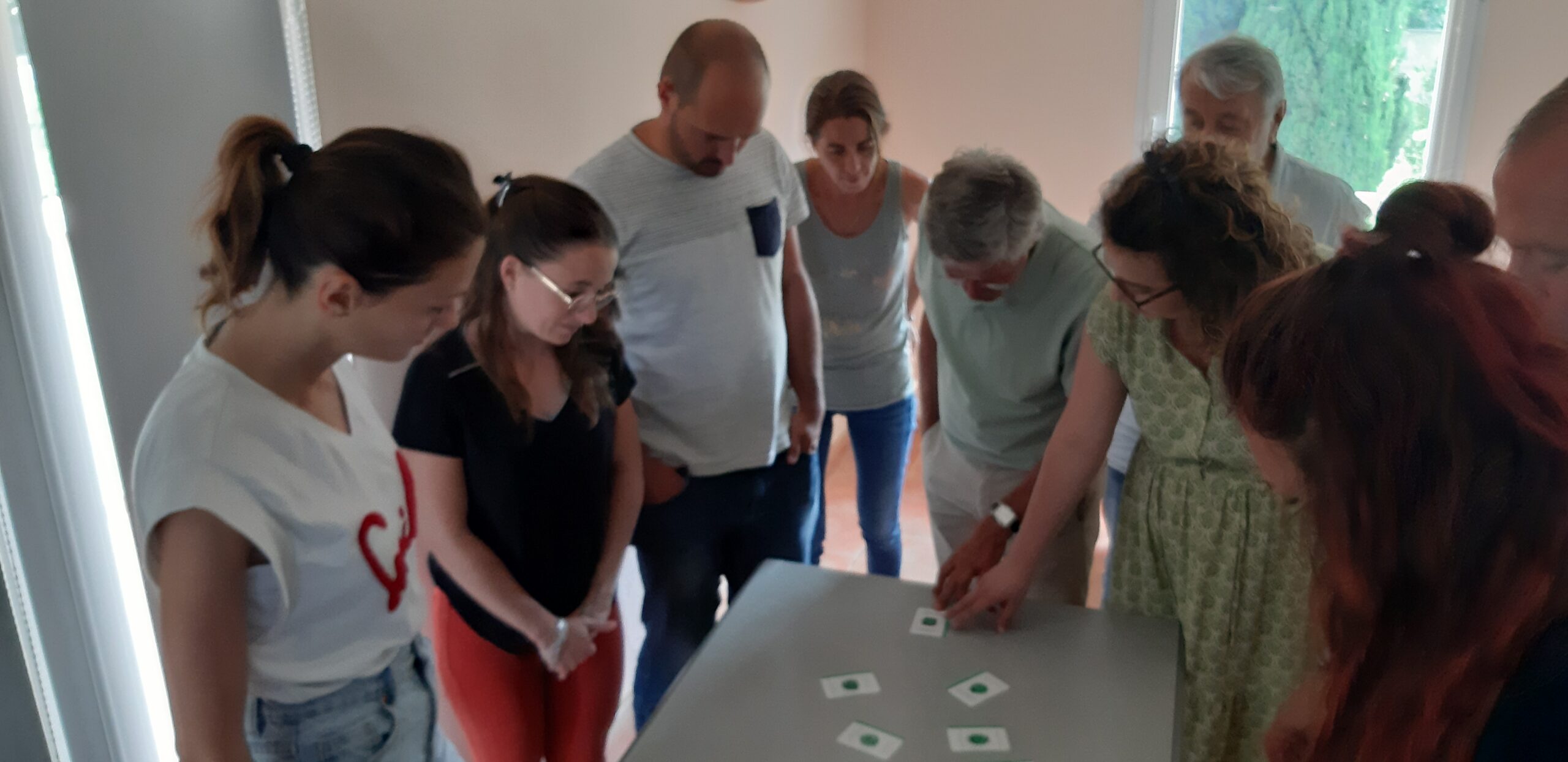 Atelier formation avec des salariés