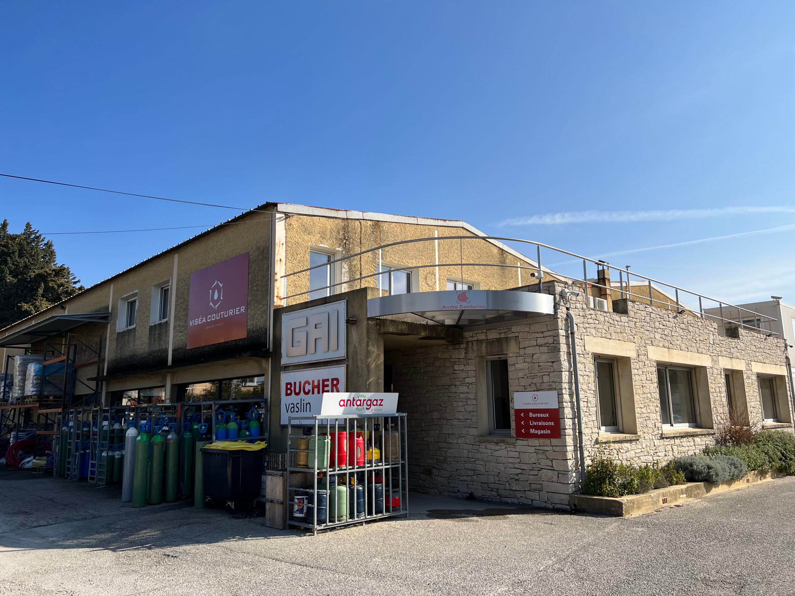 Le site de Viséa Couturier est situé à Violès (Vaucluse)