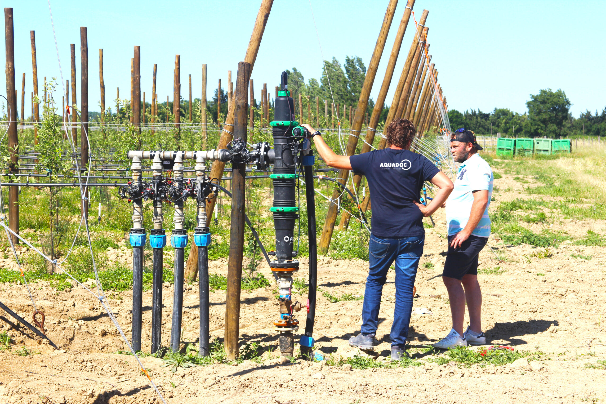 Installation d'irrigation et filtration par Aquadoc