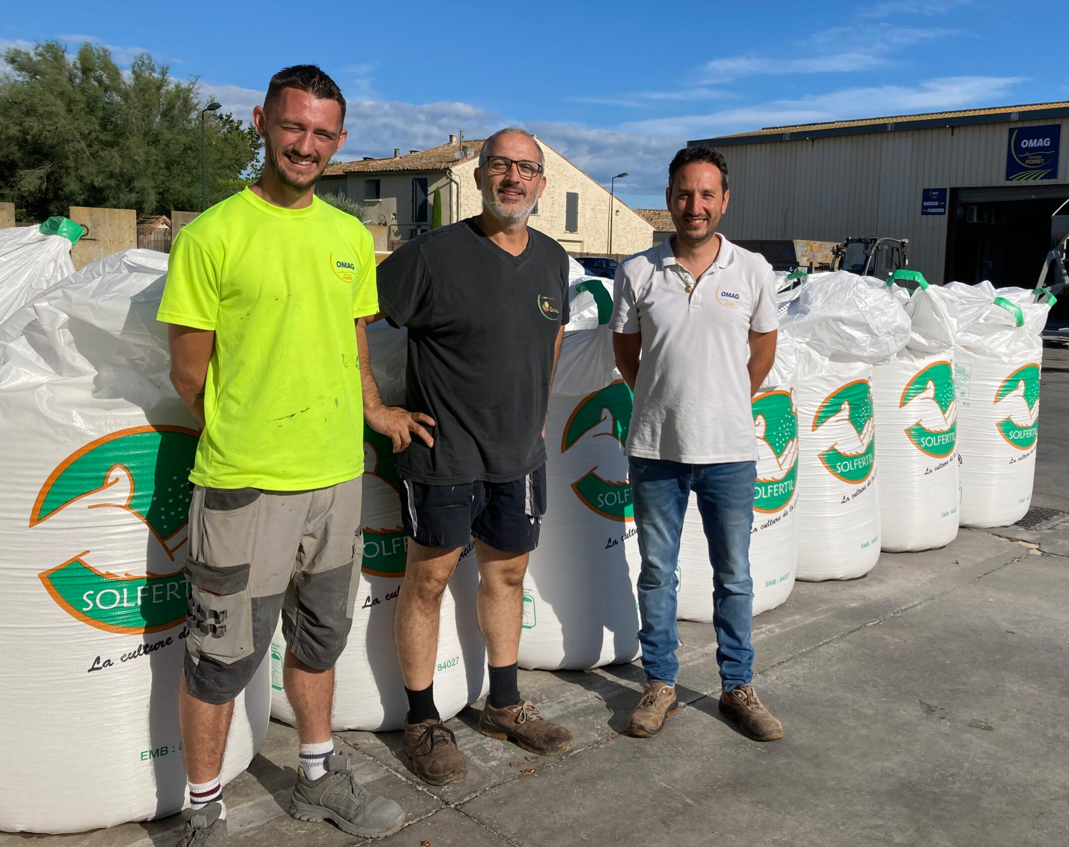 Omag : Joel, Jordan et Guillaume à l'usine d'engrais de Caderousse