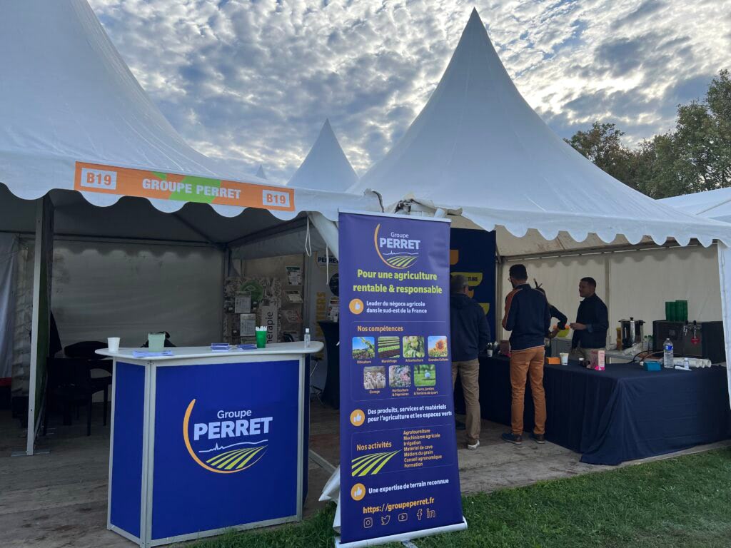 Stand du Groupe Perret au Salon Tech & Bio 2023