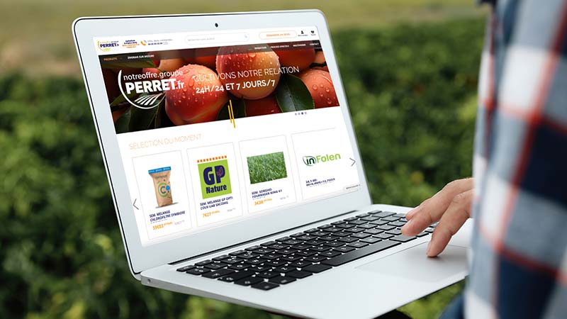 Plateforme digitale du Groupe Perret